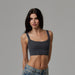 Raw Hem Crop Tank - Living with Ivey