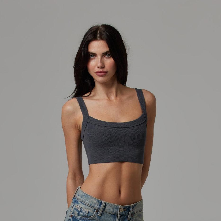 Raw Hem Crop Tank - Living with Ivey