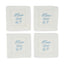 Please Leave by 9 Embroidered Cocktail Napkins
