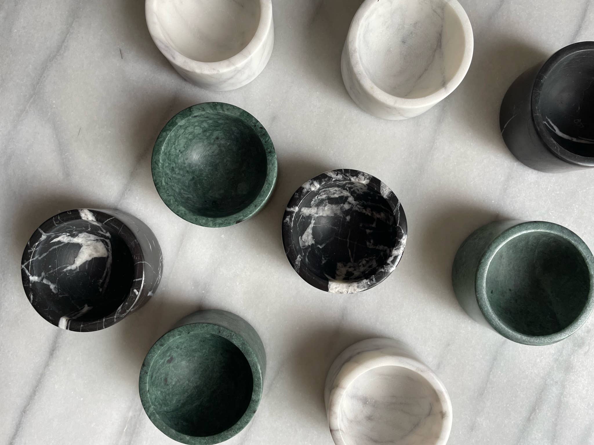 Como Marble Pinch Bowl