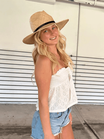 Anya and Niki | The Everywhere Hat with Black Leather Band - Anya and Niki - Living with Ivey