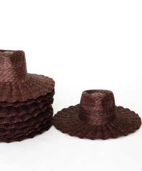 Augustine Hat Co. | Nalu Brown Wide brim straw hat - Augustine Hat Co. - Living with Ivey