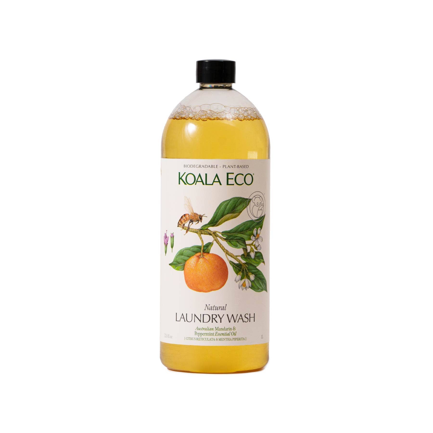 Natural Laundry Wash, Mandarin and Peppermint