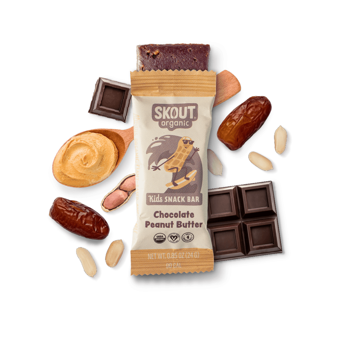 Chocolate Peanut Butter Kids Bar - Living with Ivey