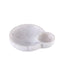BIDKhome | Dip Bowl Platter White Marble - BIDKhome - Living with Ivey