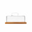 BIDKhome | Large Wooden Butter Dish with Glass Dome - BIDKhome - Living with Ivey