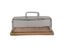 BIDKhome | Large Wooden Butter Dish with Glass Dome - BIDKhome - Living with Ivey