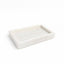 BIDKhome | Marble Tank Tray 12x8" Opal White - BIDKhome - Living with Ivey