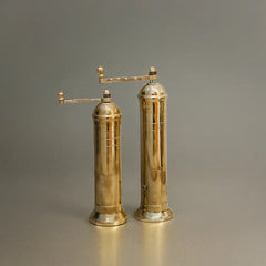 Brass Salt and Pepper Mill Set - Rune - Jakobsen Design - Living with Ivey