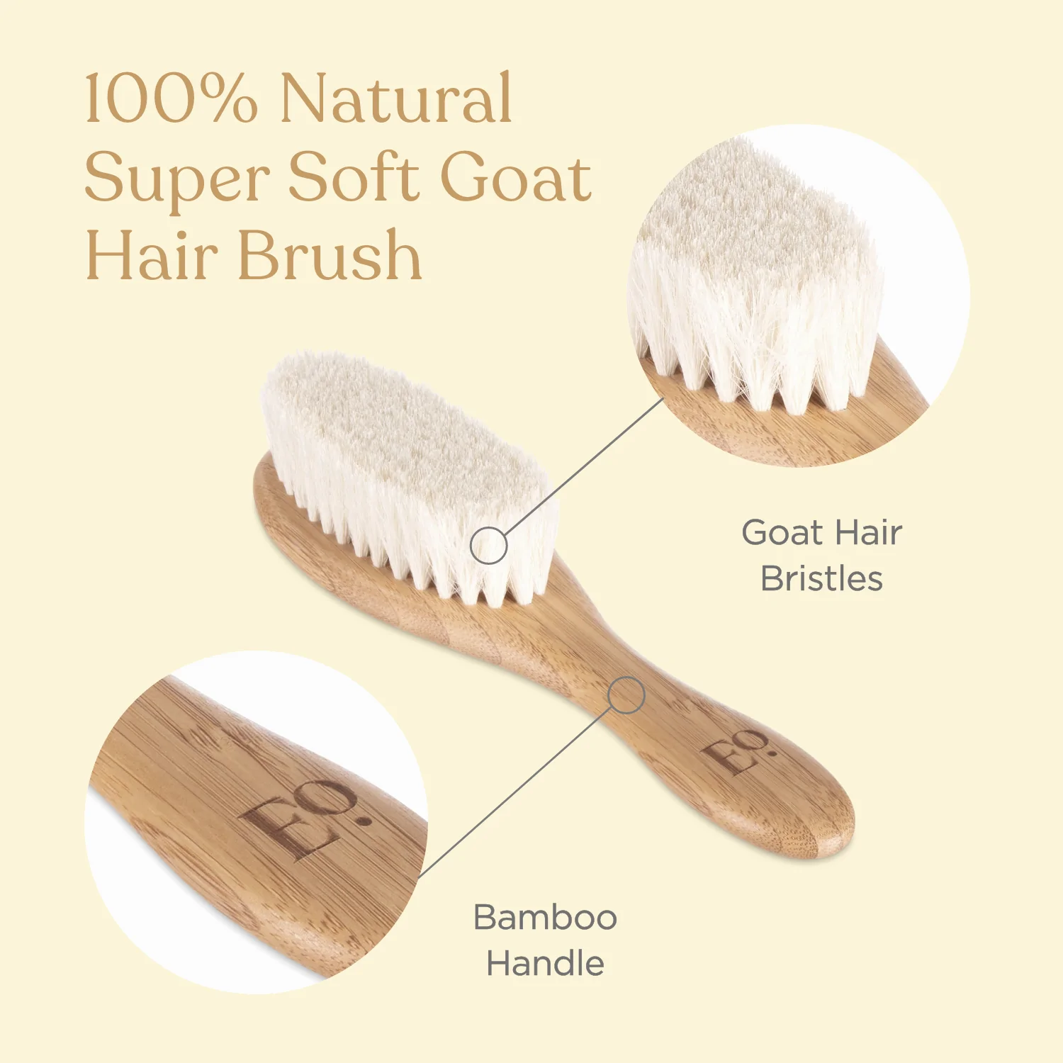 3-Piece Bamboo Brush & Comb Set - Living with Ivey