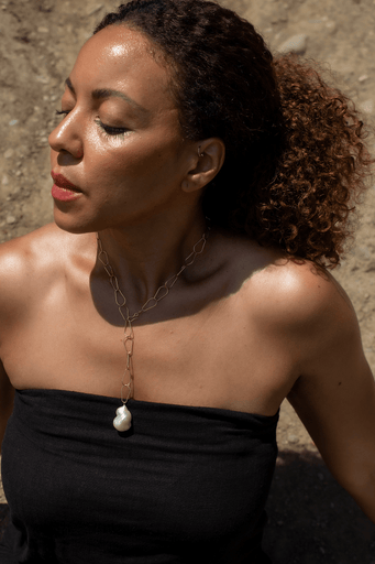 Caspian Lariat Necklace - Christine Elizabeth Jewelry - Living with Ivey