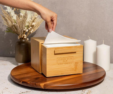 Luxe Bamboo Box with Drawer - Living with Ivey