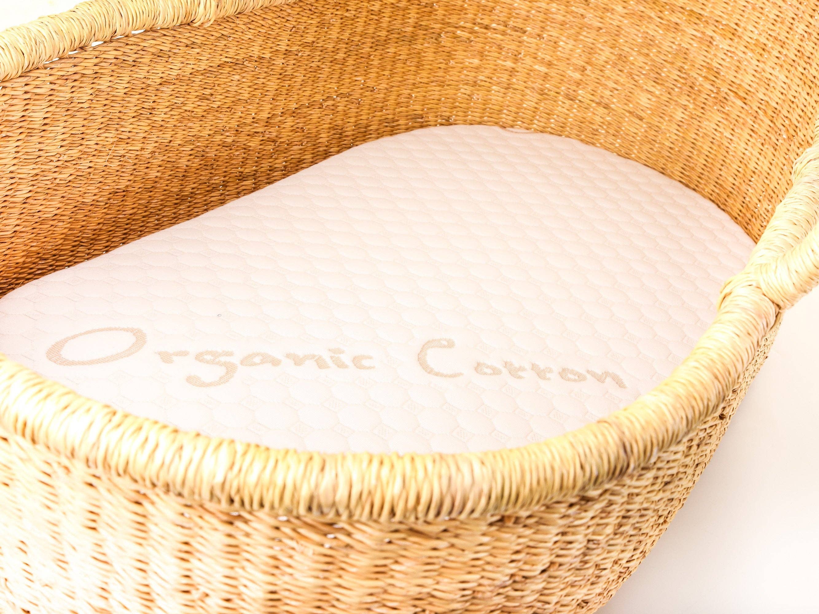 Natural Woven Moses Basket