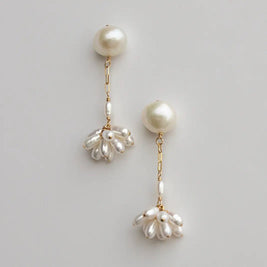 Christine Elizabeth | Fleurette Dangle Post Earrings - Christine Elizabeth Jewelry - Living with Ivey