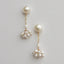 Christine Elizabeth | Fleurette Dangle Post Earrings - Christine Elizabeth Jewelry - Living with Ivey
