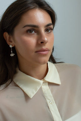 Christine Elizabeth | Fleurette Dangle Post Earrings - Christine Elizabeth Jewelry - Living with Ivey
