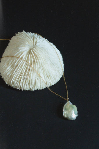 Christine Elizabeth Jewelry | Siren Baroque Pendant Necklace - Christine Elizabeth Jewelry - Living with Ivey