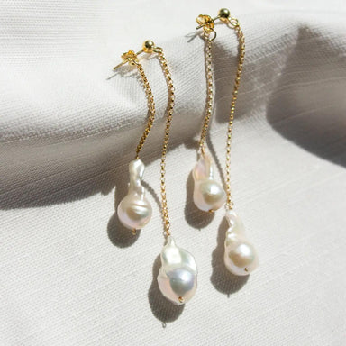 Waterfall Fresh Water Pearl Earrings - Living with Ivey