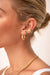 Nira Emerald Trio Studs - Living with Ivey