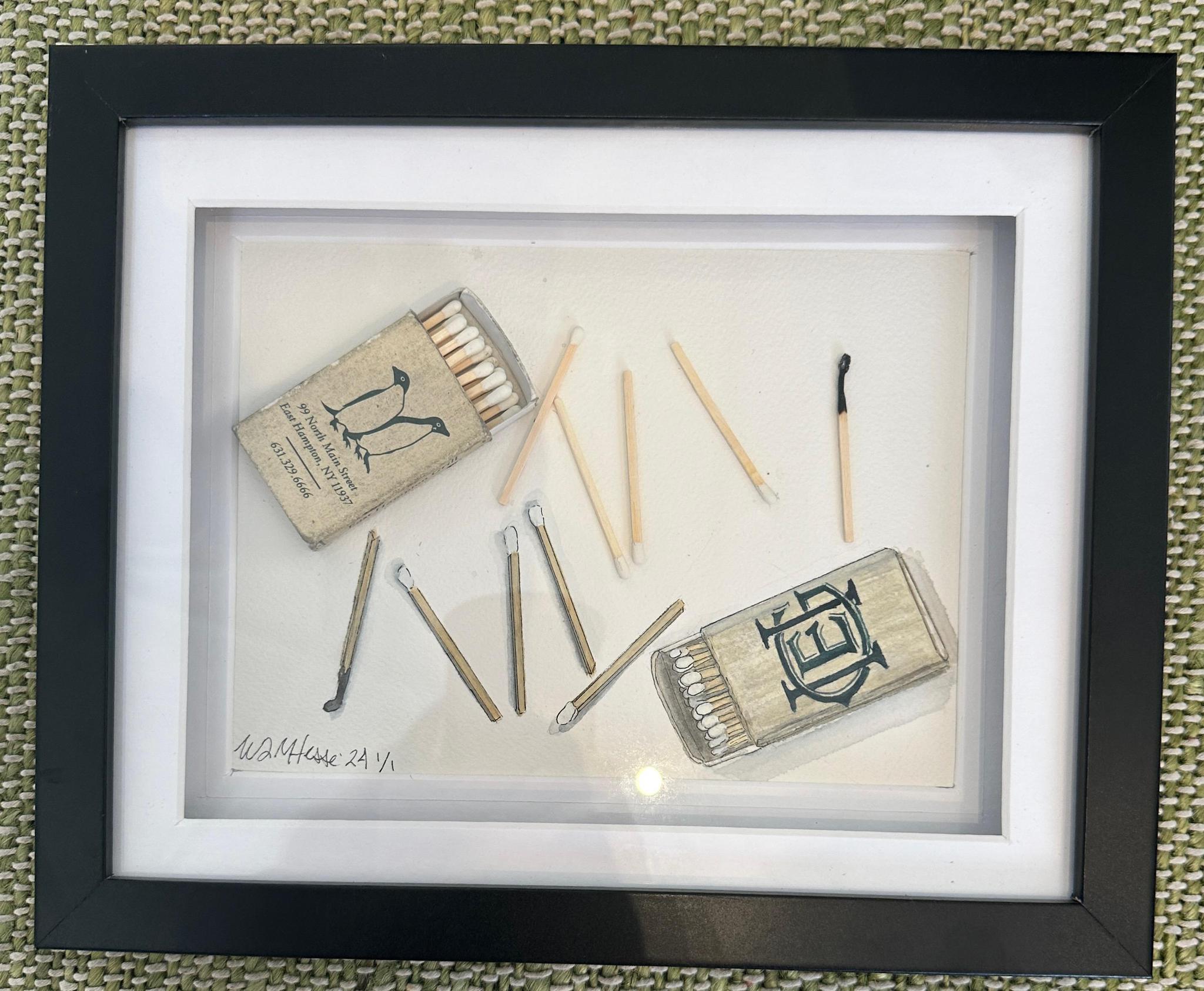 Matchbook Paintings - Living with Ivey