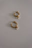 Dainty Freshwater Pearl Droplets Mini Hoop Earrings - Christine Elizabeth Jewelry - Living with Ivey