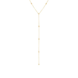 Diamond By The Yard Lariat 14K - By Adina Eden - Living with Ivey