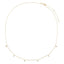 Diamond Multi Dangling Bezel Necklace 14K - By Adina Eden - Living with Ivey