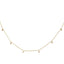 Diamond Multi Dangling Bezel Necklace 14K - By Adina Eden - Living with Ivey