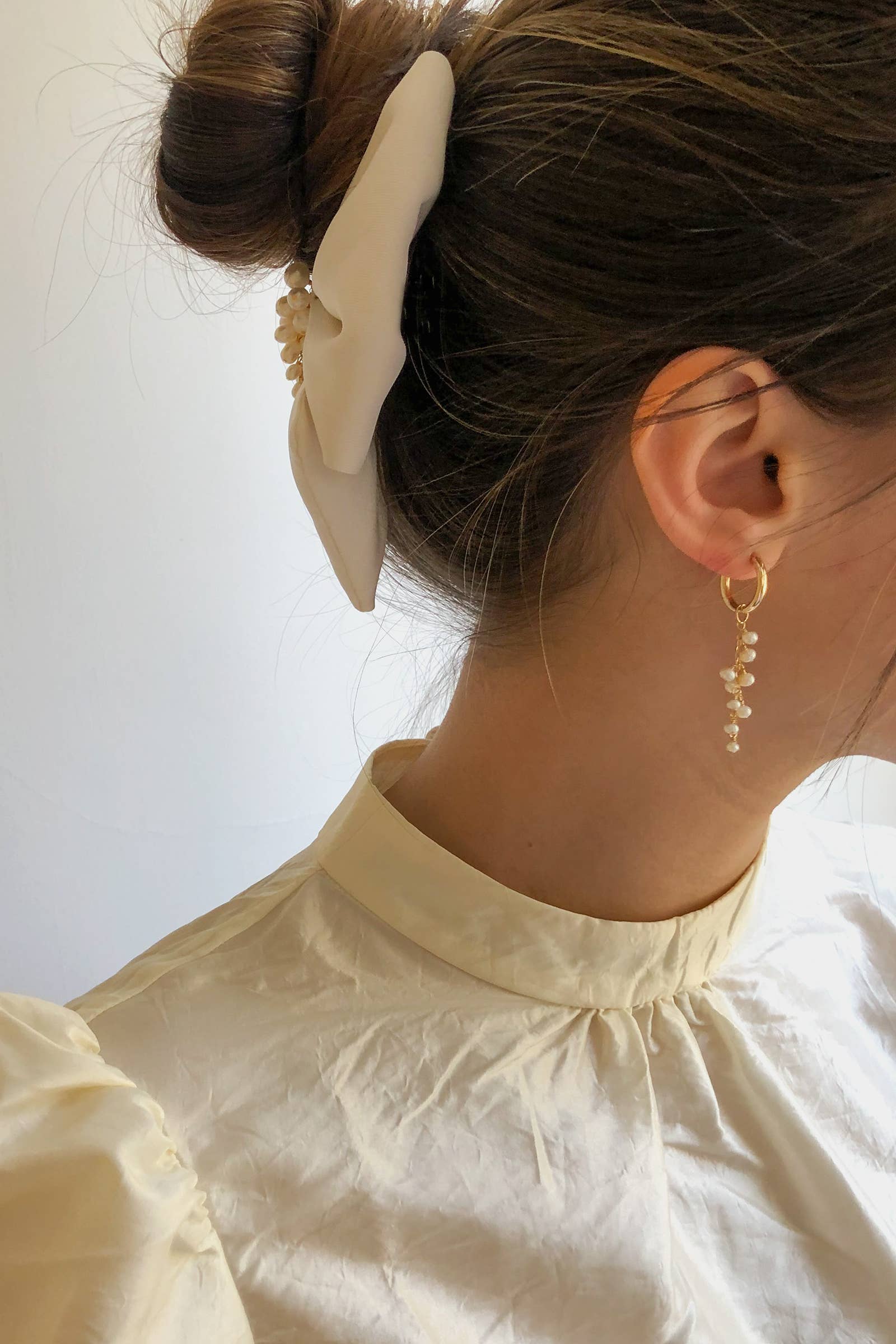 Pearl Dust Mini Hoop Earrings - Living with Ivey