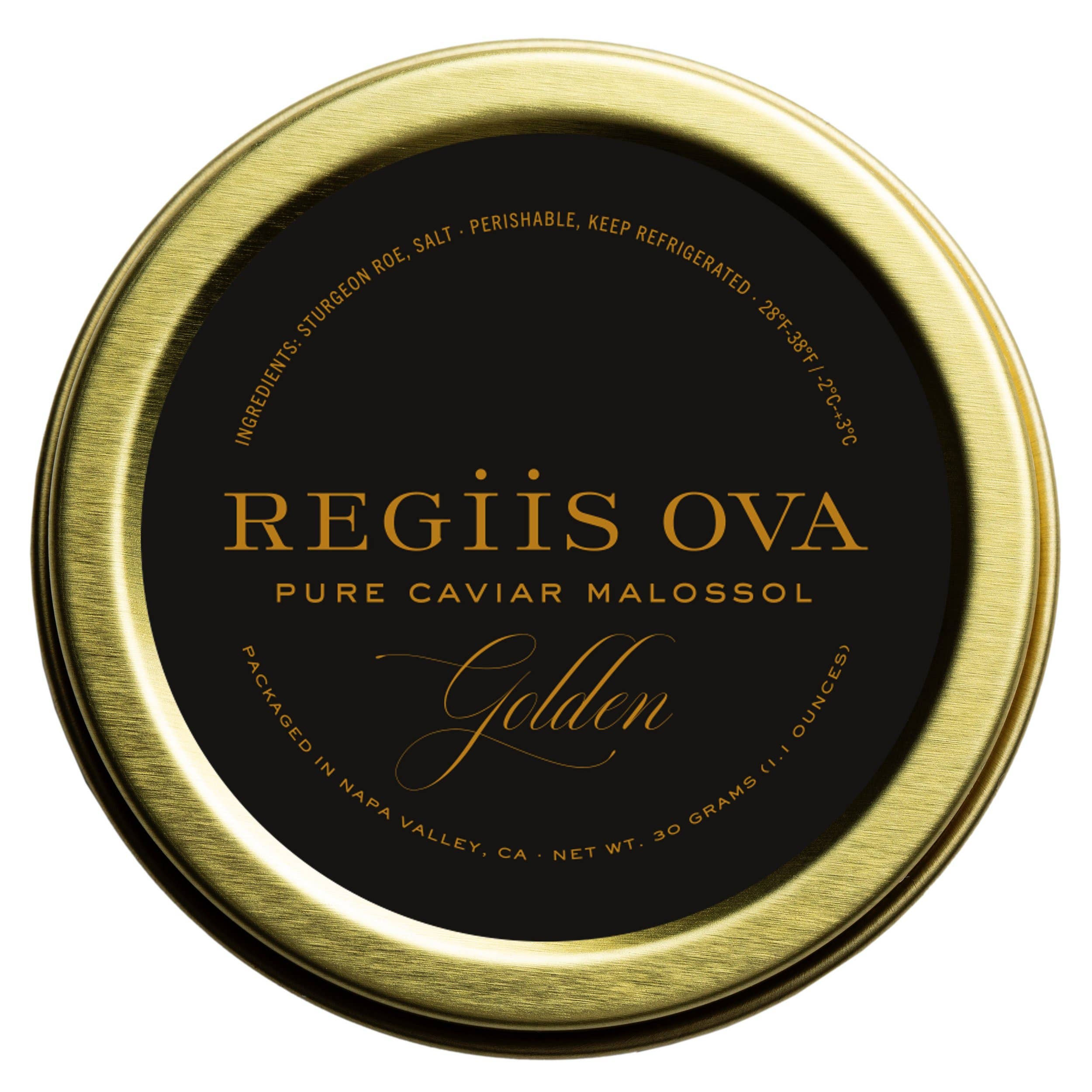 Regiis Ova Golden Ossetra Caviar - Living with Ivey