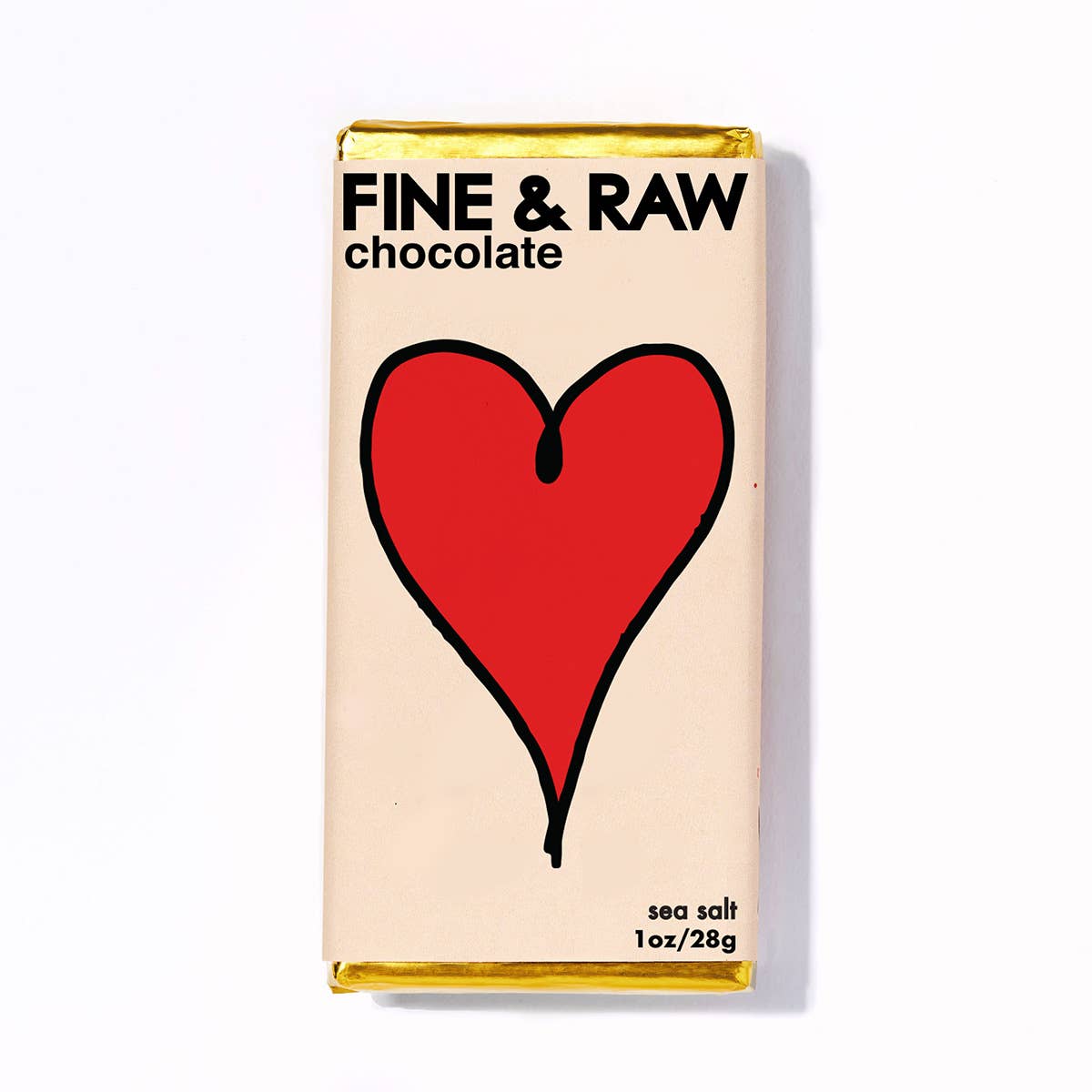 Valentines | 1oz Sea Salt Chocolate Bar