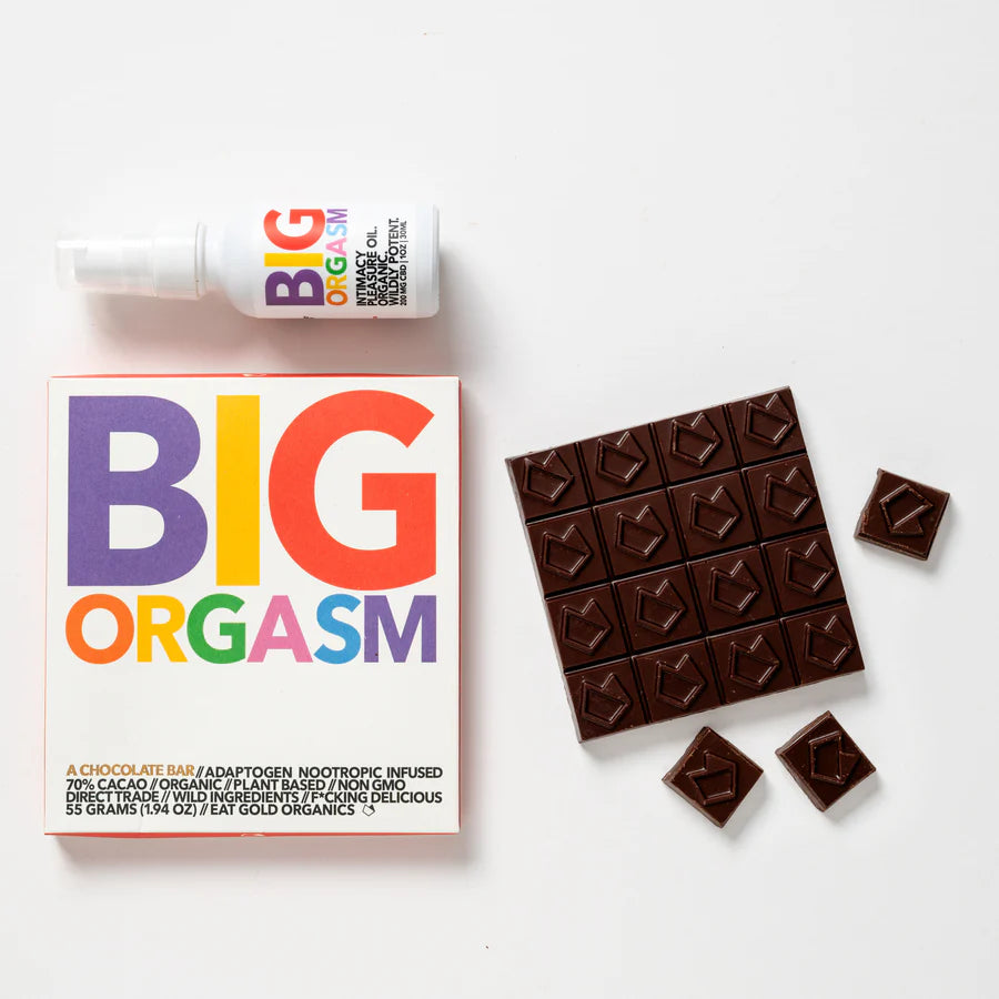 Big Orgasm Bundle: Chocolate and Intimacy Oil