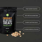 Endurance Beef Heart Freeze Dried Treat 4oz - Get Joy Food - Living with Ivey