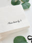 EnFete | Please Leave by 9 Cocktail Napkins - White & Black - EnFete, LLC - Living with Ivey