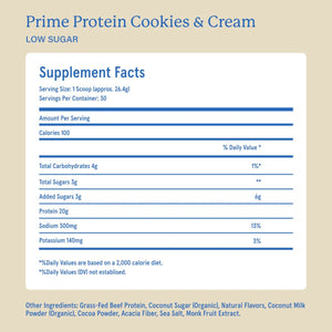 Equip Foods | Cookies & Cream Prime Protein - Equip Foods - Living with Ivey