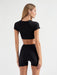 Emmy Ribbed Athletic Crop Top - Living with Ivey