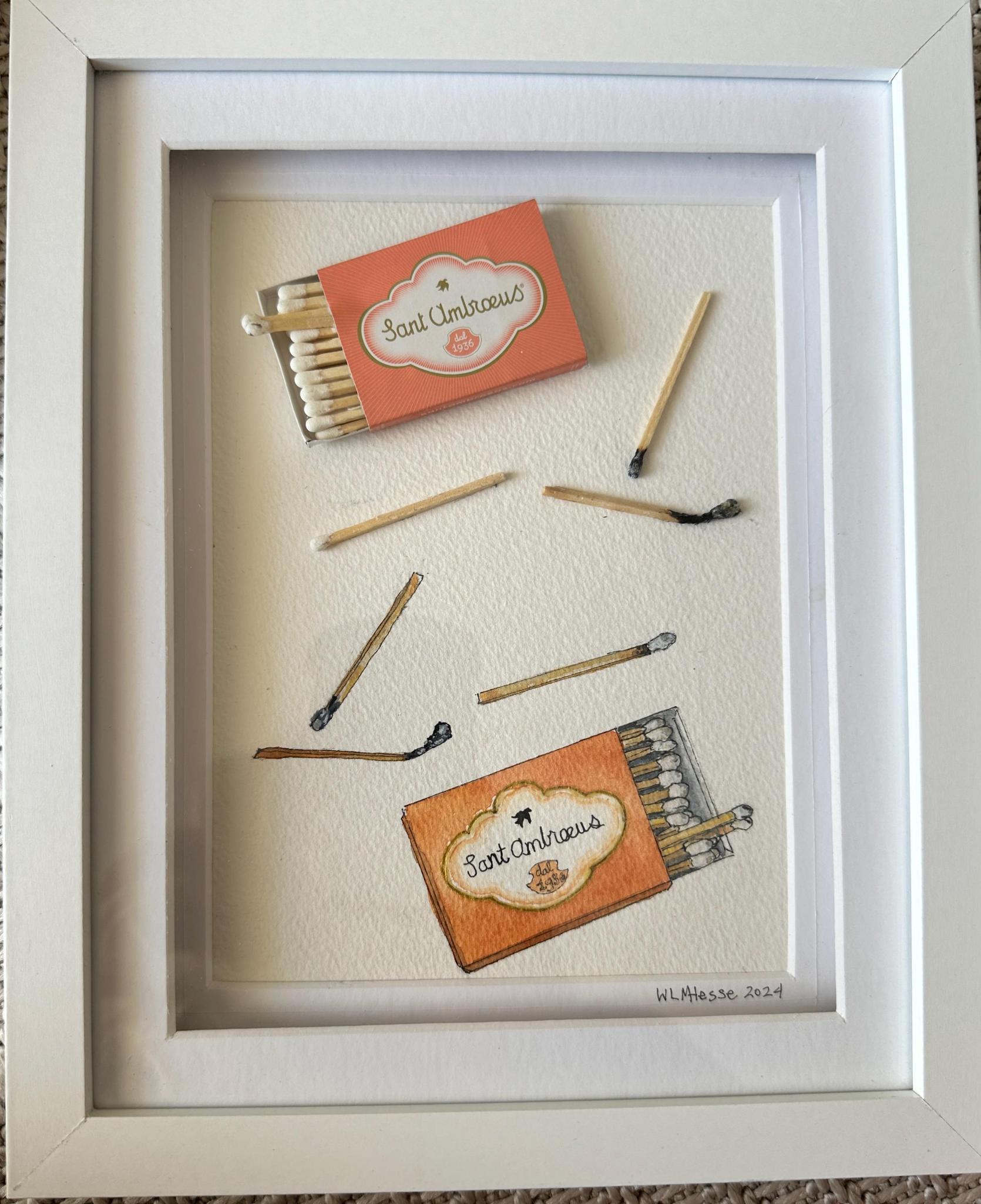 Matchbook Paintings - Living with Ivey