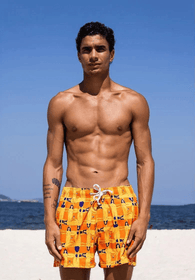 Gelato Swim Trunks | Orange - Parioca - Living with Ivey