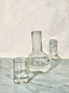 Hand - etched Blown Carafe Set - Villa Lua Home - Living with Ivey