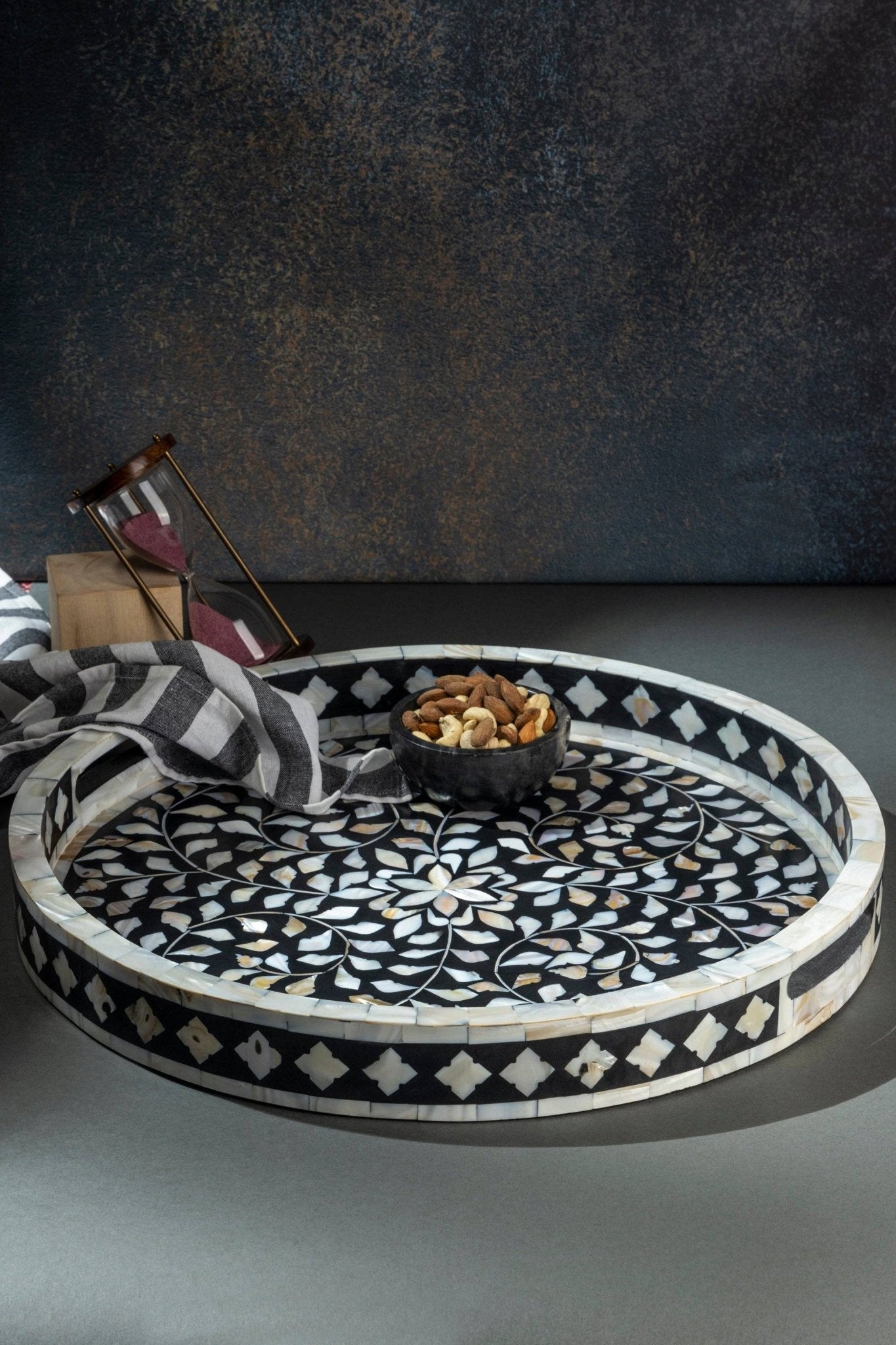 Jodhpur Round Tray - Thumbnail 2