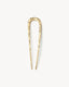 Midi Wavy French Hair Pin in Gold - MACHETE - Living with Ivey