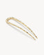 Midi Wavy French Hair Pin in Gold - MACHETE - Living with Ivey