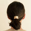 Mini Double Arch Metal Ponytail Hair Tie | Gold - nar'sha - Living with Ivey