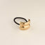 Mini Double Arch Metal Ponytail Hair Tie | Gold - nar'sha - Living with Ivey