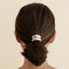 Mini Double Arch Metal Ponytail Hair Tie | Silver - nar'sha - Living with Ivey