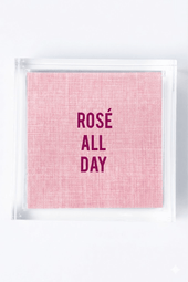 No Reservations | Rosé All Day Disposable Cocktail Napkins  - No Reservations - Living with Ivey