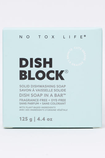 No Tox Life | Dish Block Solid Dish Soap - Fragrance-Free (4.4 oz) - NO TOX LIFE - Living with Ivey