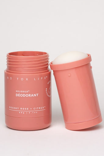 No Tox Life | Solidsilk Refillable Deodorant - Desert Rose + Citrus - NO TOX LIFE - Living with Ivey