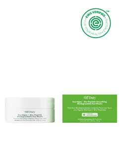 Off Duty Sea Algae + Bio - Peptide Smoothing Biodegradable Eye Masks - Three Ships - Living with Ivey