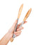 Olive Wood and Stainless Steel Tongs - Salt & York - Living with Ivey
